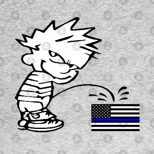 Calvin Blue Lives Matter by RevolutionToday